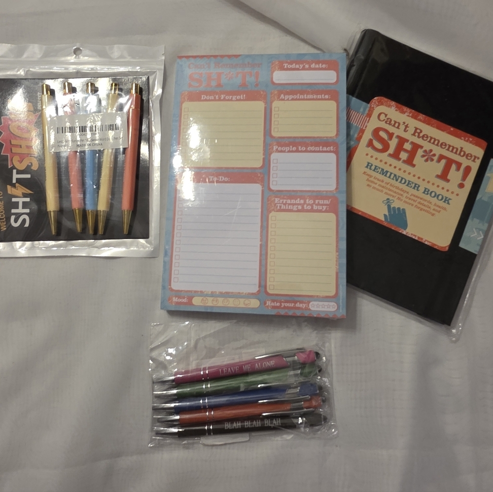 Adult Sarcastic Gift "Sh!t Show" Desk Supplies